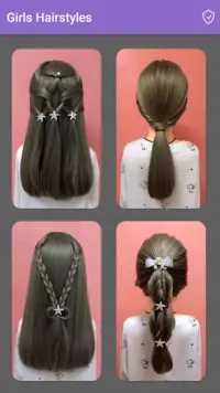 Girls Hairstyles Step By Step Screen Shot 0