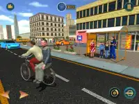 Bicycle Taxi BMX Free Tuk Tuk Sim 2018 Screen Shot 6