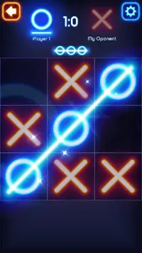 Tic Tac Toe Glow Screen Shot 1