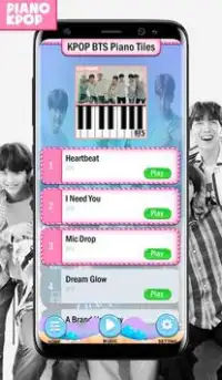 KPOP BTS Piano Magic Tiles Screen Shot 0