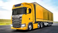Euro truck sim truck driver 3d Screen Shot 1