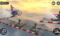 Kids Impossible Water Slide Racing di moto Screen Shot 3