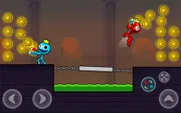 Red and Blue Stickman 2 Screen Shot 18
