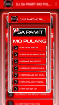 DJ SA PAMIT MO PULANG REMIX   LIRIK Screen Shot 3