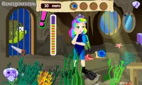 Underwater Escape - Girl Game Screen Shot 2