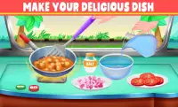 인도 길거리 음식 요리사 : 식당 요리 게임 Screen Shot 1