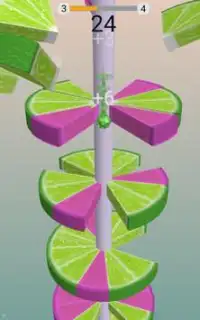 Helix Fruit Jump Crash Ball Screen Shot 2