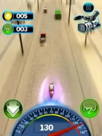 Desert 3D Moto Racer Free Game Screen Shot 0