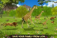 Giraffe Family Life Jungle Sim Screen Shot 4