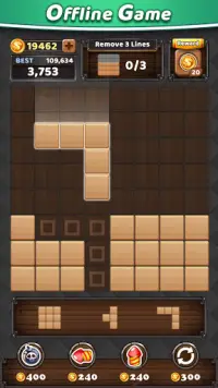 Block Puzzle King : Wood Block Puzzle Screen Shot 1
