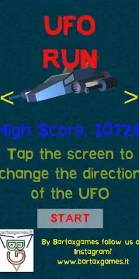Ufo Run 3D Game Screen Shot 1
