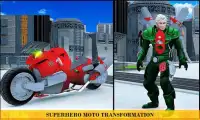 Flying Superhero Moto Transform Screen Shot 1