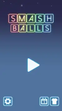 Bricks Breaker Glows : Bounce Balls Screen Shot 7