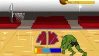 バスケットボールフープ怪獣ヒューゴ Screen Shot 1