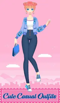 Kawaii Dress Up Anime -Kpop Fashion Game For Girls Screen Shot 3