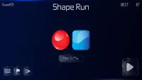 Shape Run - Free Offline Endless Runner Game Screen Shot 0