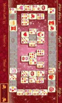 Mahjong Valentines Screen Shot 2