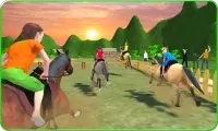 Kids Mountain Horse Rider Race Screen Shot 0
