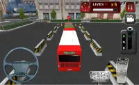 3D ônibus parking simulador Screen Shot 5