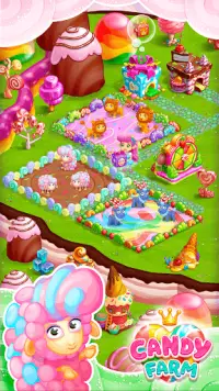 Candy Farm: Magic cake town & cookie dragon story Screen Shot 1