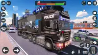 Police Robot Transport Games Screen Shot 2
