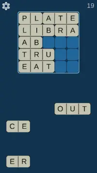 Five Words - Free  - A Word Matrix Puzzle Game Screen Shot 2