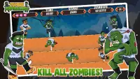 Zombie Footballers - Zombie Shooting Game Screen Shot 1