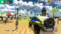 giochi parcheggio spiaggia: simulatore guida auto Screen Shot 0