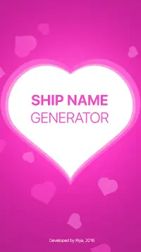 Fandom Ship Nama Generator Screen Shot 0