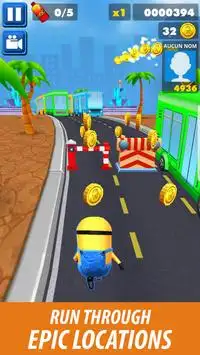 Subway Banana Rush 3D Screen Shot 1