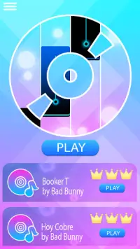 Bad Bunny Piano Game Tiles Screen Shot 0