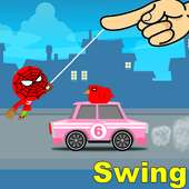 Herói da aranha | Swing Jump jogo