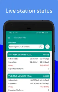 Live Train & Indian Railway PNR Status - IRCTC Screen Shot 4