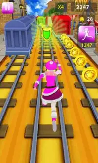 Subway Princess Run : Endless Gold Runner Screen Shot 1