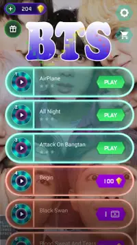 BTS Music Blocks-Kpop Block Game Screen Shot 1