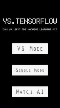 vs. TensorFlow - Can you beat Machine learning AI? Screen Shot 0