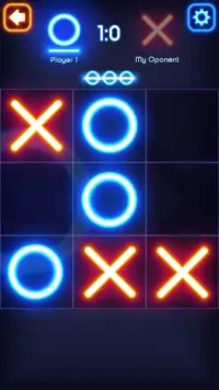 Tic Tac Toe Glow Screen Shot 4