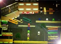 المدينة الفاخرة حافلة وقوف السيارات محاكي 3D Screen Shot 1