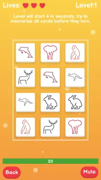 Pair Matching Games - Memory Games : Elephas Match Screen Shot 1