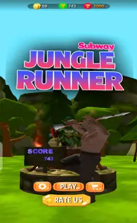 Subway Jungle Runner: Fun Endless Run Game Screen Shot 0