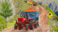 Farming Tractor Trolley Game Screen Shot 0