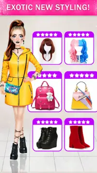 College Fashion Dress up Girls Screen Shot 5