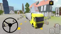 Dostawa Kierowca ciężarówki 3D Screen Shot 3