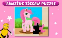 Unicorn Jigsaw Puzzle - Little Bee Screen Shot 0