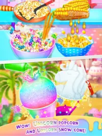 Unicorn Food Galaxy - Crazy Trendy Foods Fun Screen Shot 1