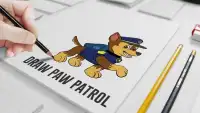 How to draw paw patrol cartoon Screen Shot 0