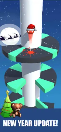 Super Helix Ball Jumper Screen Shot 0