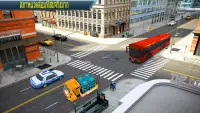 เมือง รถลาก สินค้า ขนส่ง: คนขับรถ การจำลอง 3D Screen Shot 3