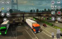 euro camión conduciendo juegos Screen Shot 3