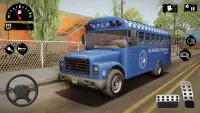 Police Bus Simulator Transport Driving Free Game Screen Shot 4